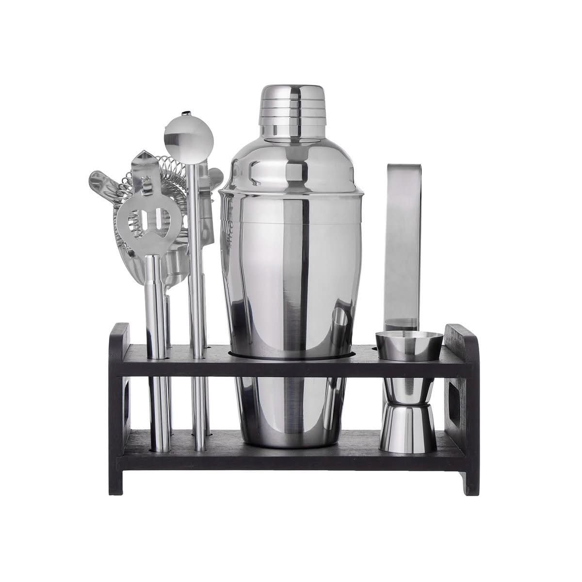 Davis and Waddell Bar Set with Stand 7-Piece