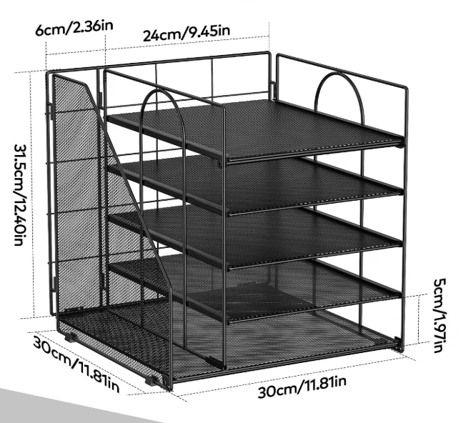 Auvo 5-Tier Mesh Organiser