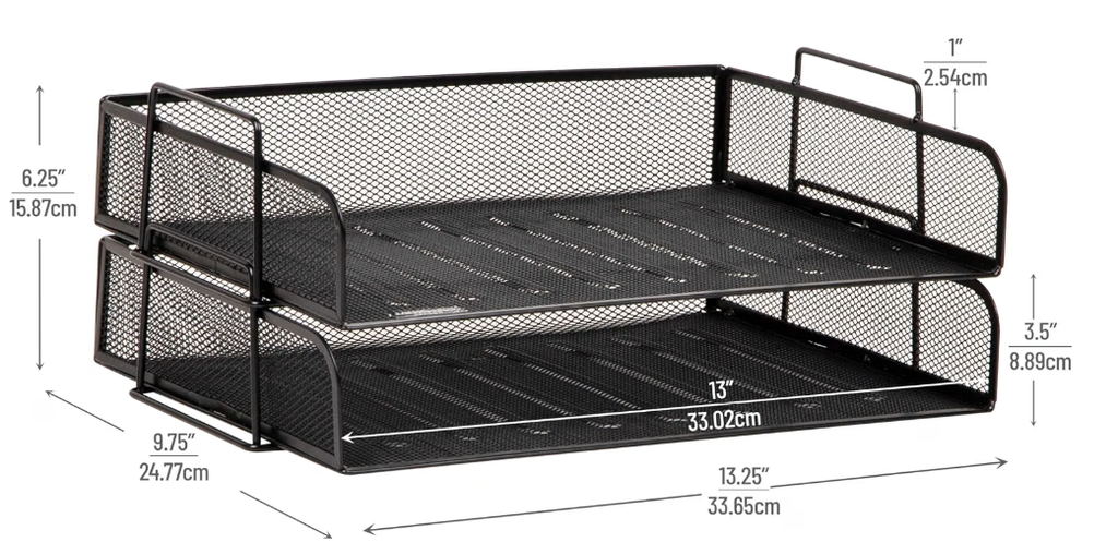 Mind Reader 2-Piece Stackable Tray