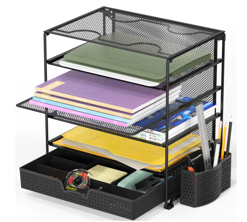 Simple Houseware 5-Tier Pen Holder Organiser