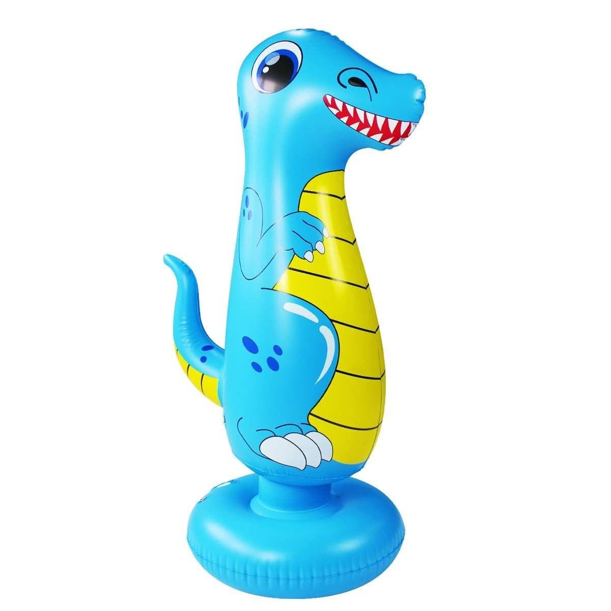 Inflatable dinosaur punching bag for kids