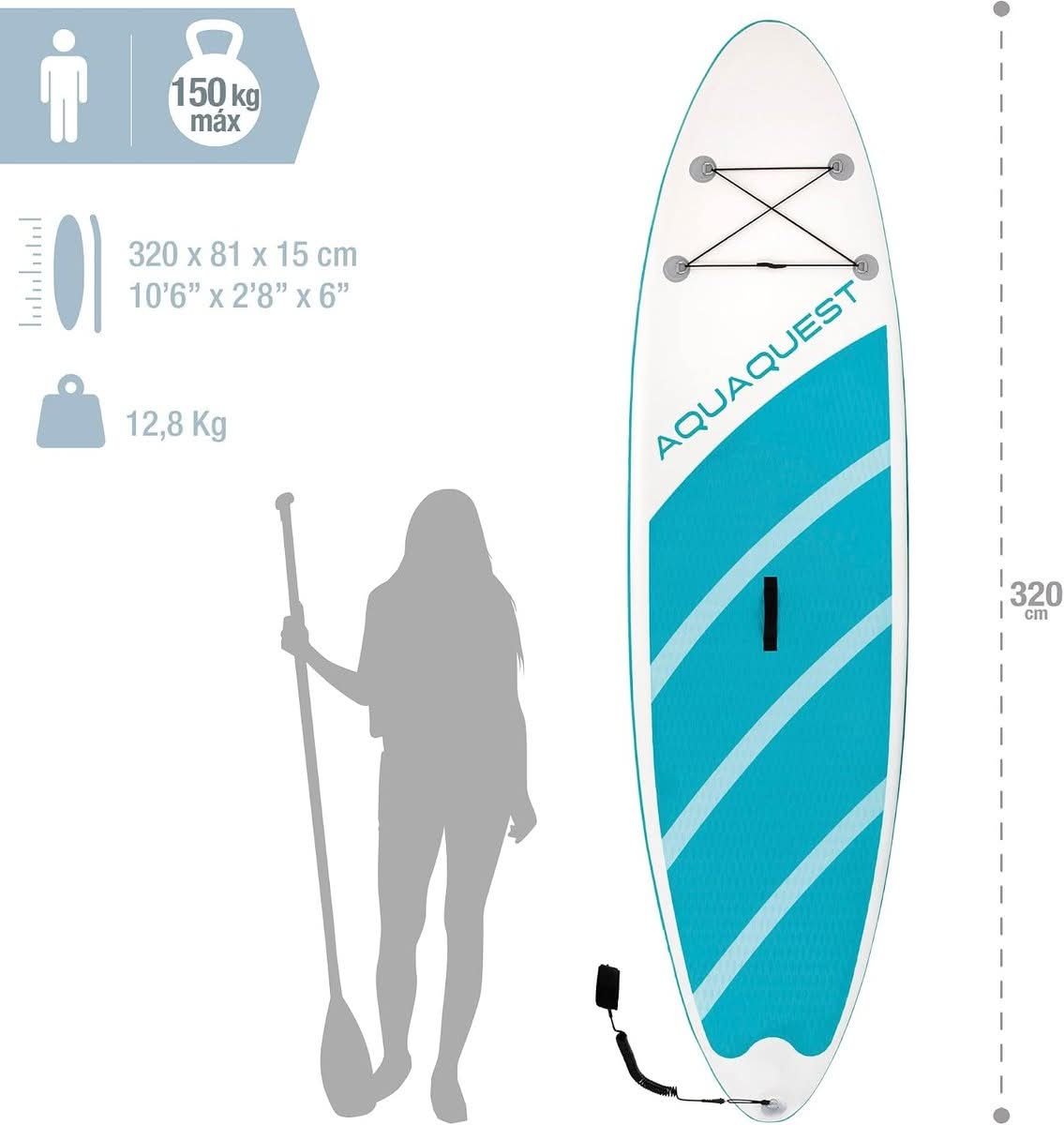 INTEX AquaQuest 320 Inflatable Paddle Board
