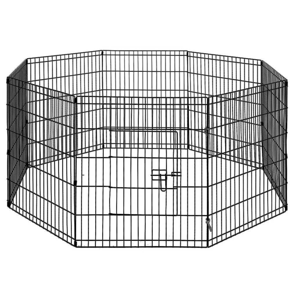 i.Pet 2x30 Inch Double 8-Panel Dog Playpen