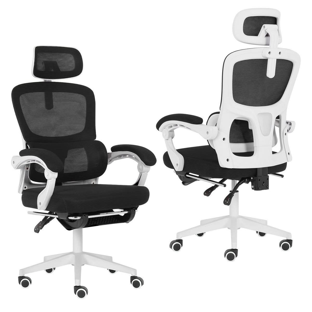 La Bella VELTRA Ergonomic Reclining Office Chair with Footrest
