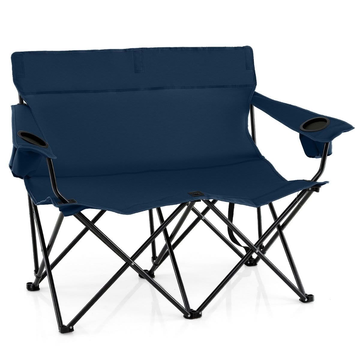 2-person folding loveseat camping chair