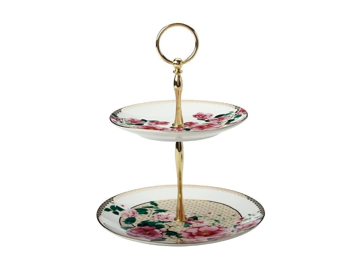 Maxwell and Williams Teas and Cs Silk Road Two Tier Cake Stand