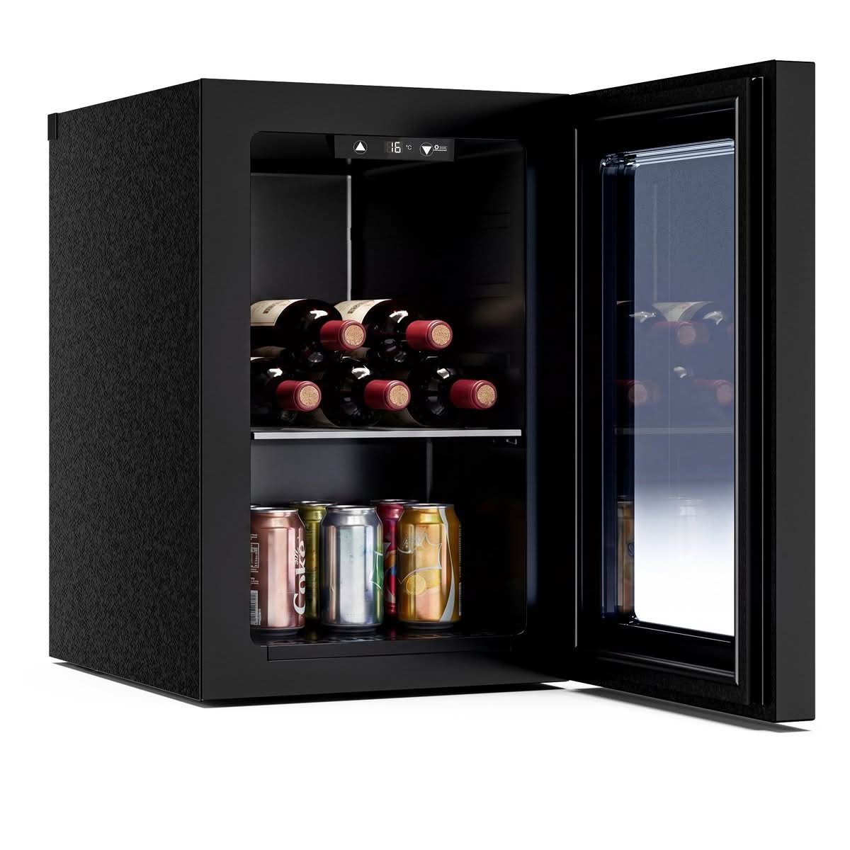 20L mini bar fridge with adjustable temperature display