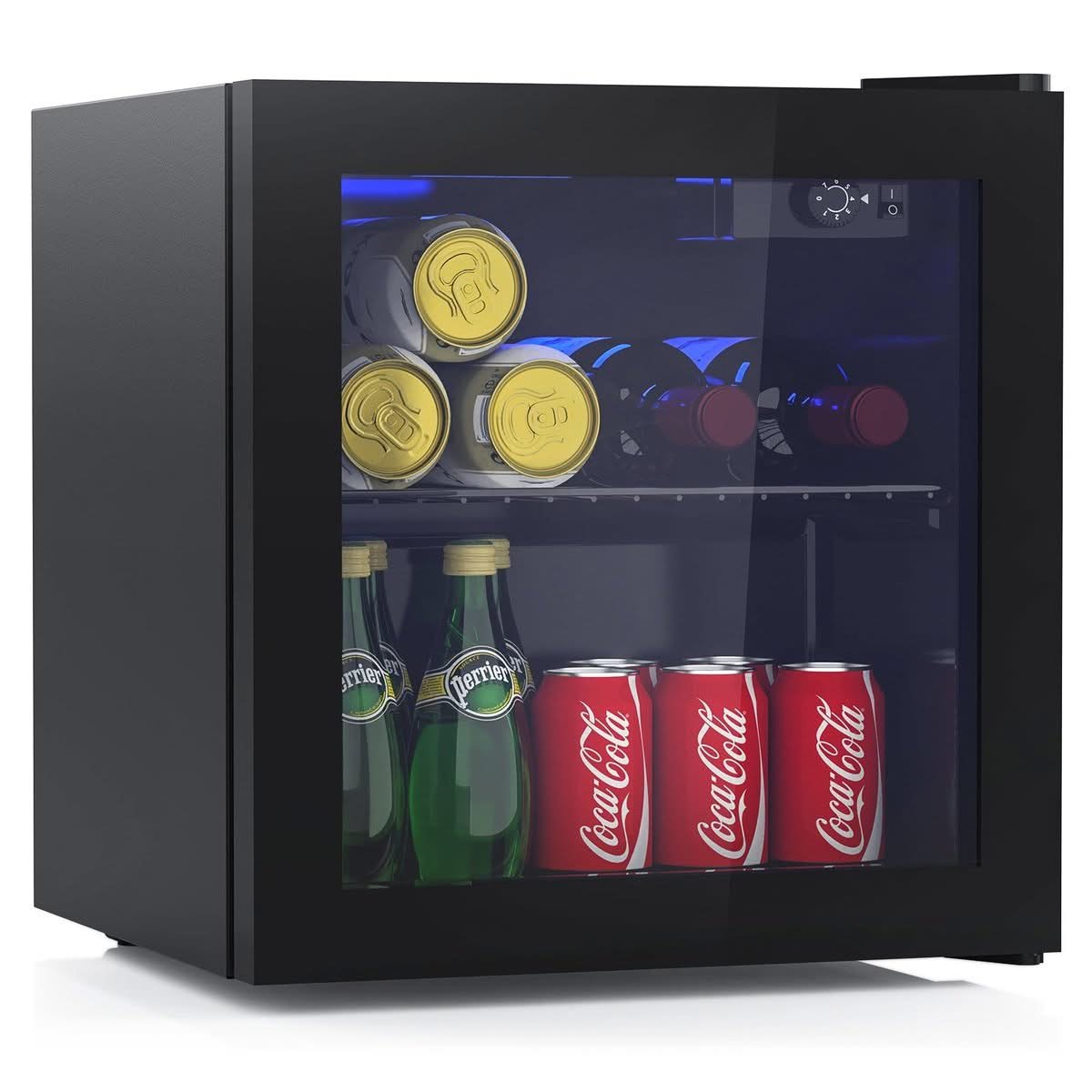 36L glass door mini bar fridge