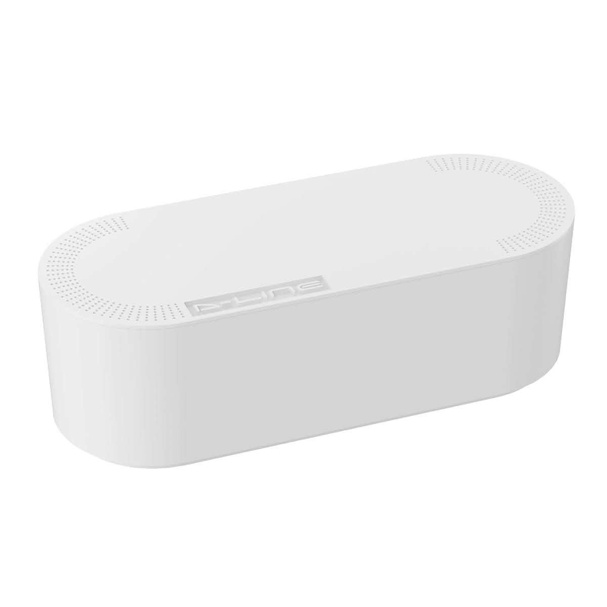 D-Line Cable Management Box, large white enclosed cord organiser