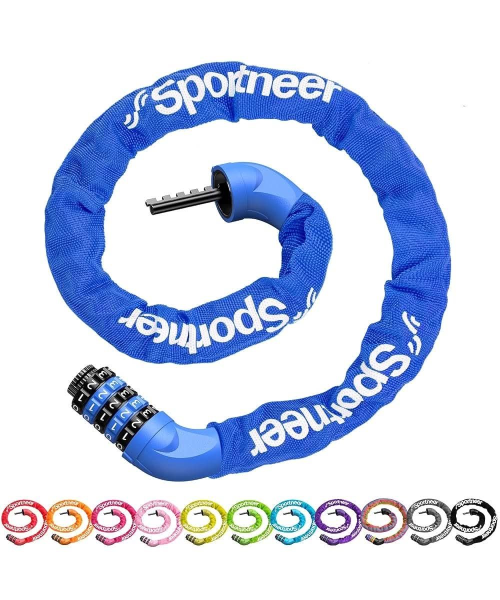 Sportneer 5 digit combination bike chain lock