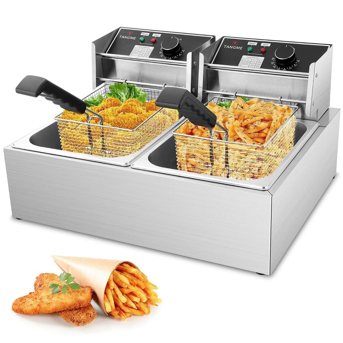 TANGME Commercial Deep Fryer 12L
