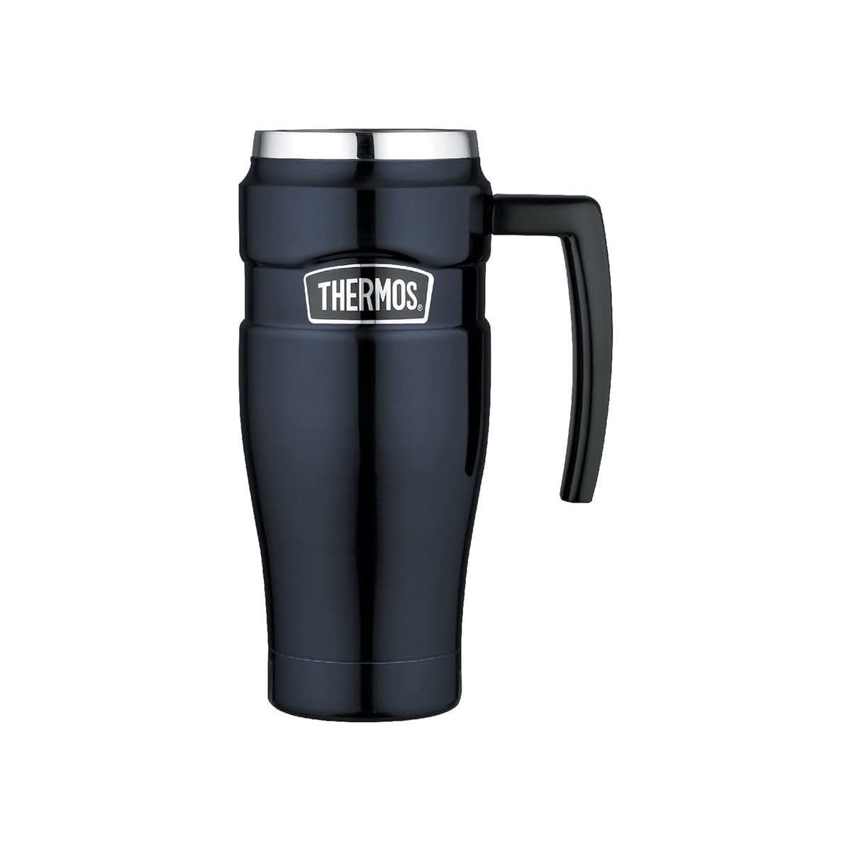 Thermos Stainless King vacuum insulated travel mug 470ml midnight blue