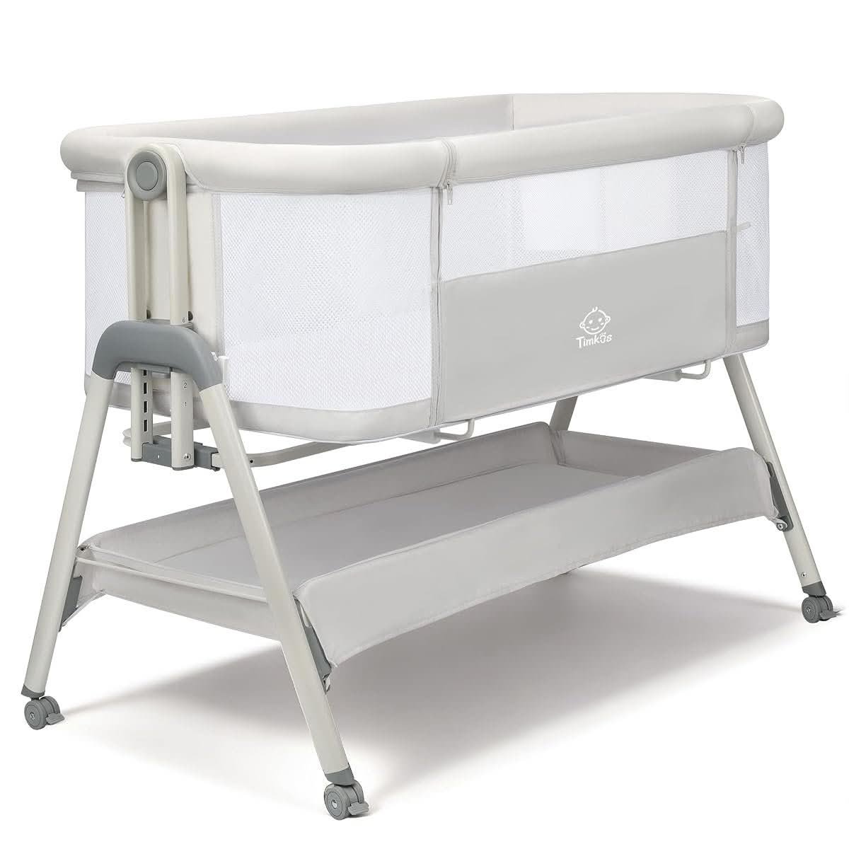 Timkos bedside bassinet with carry bag