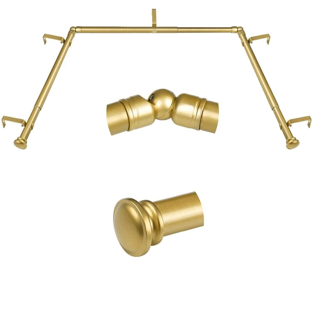 TONIAL Bay Window Curtain Rods