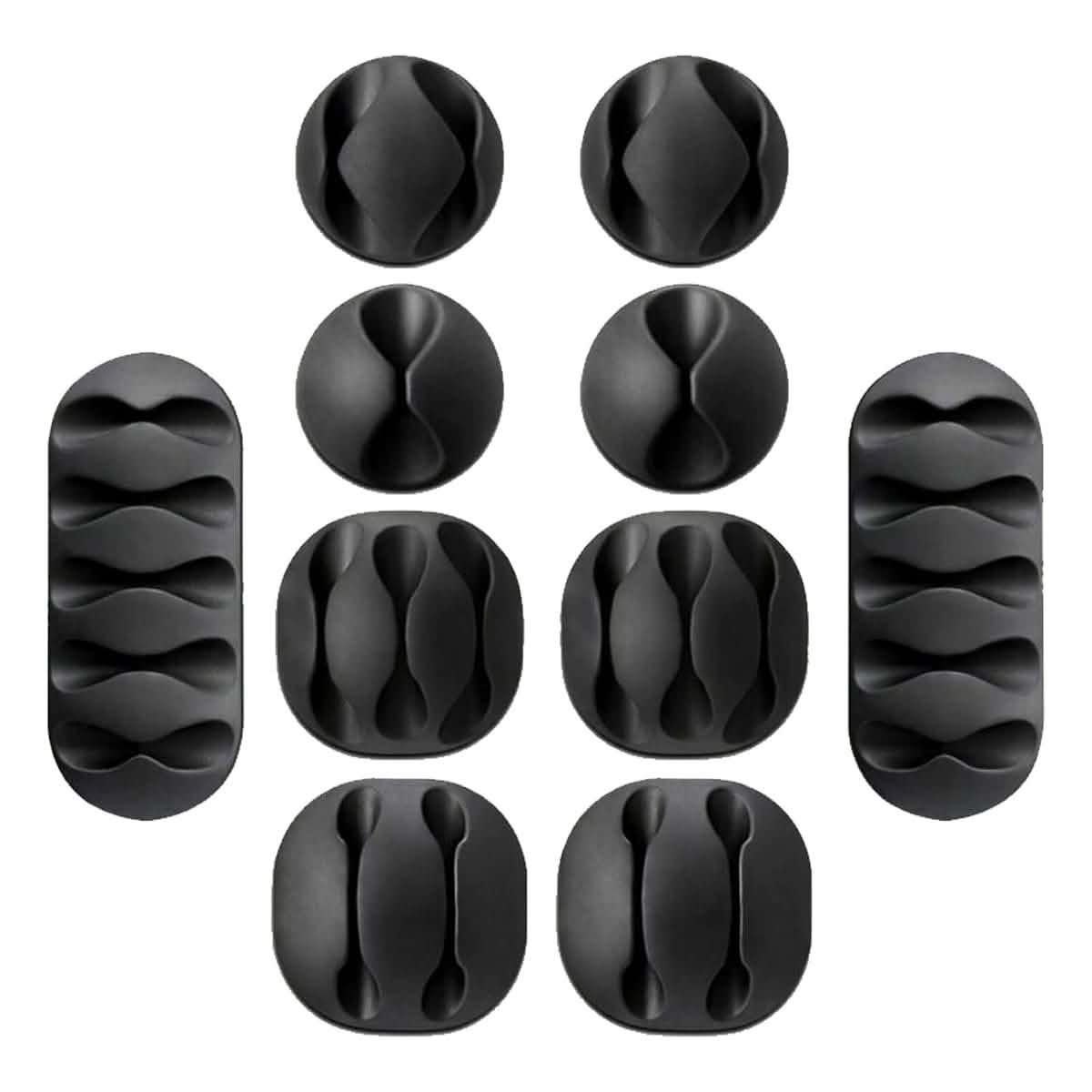 uTOOLise Cable Wire Clips 10 Pack Black