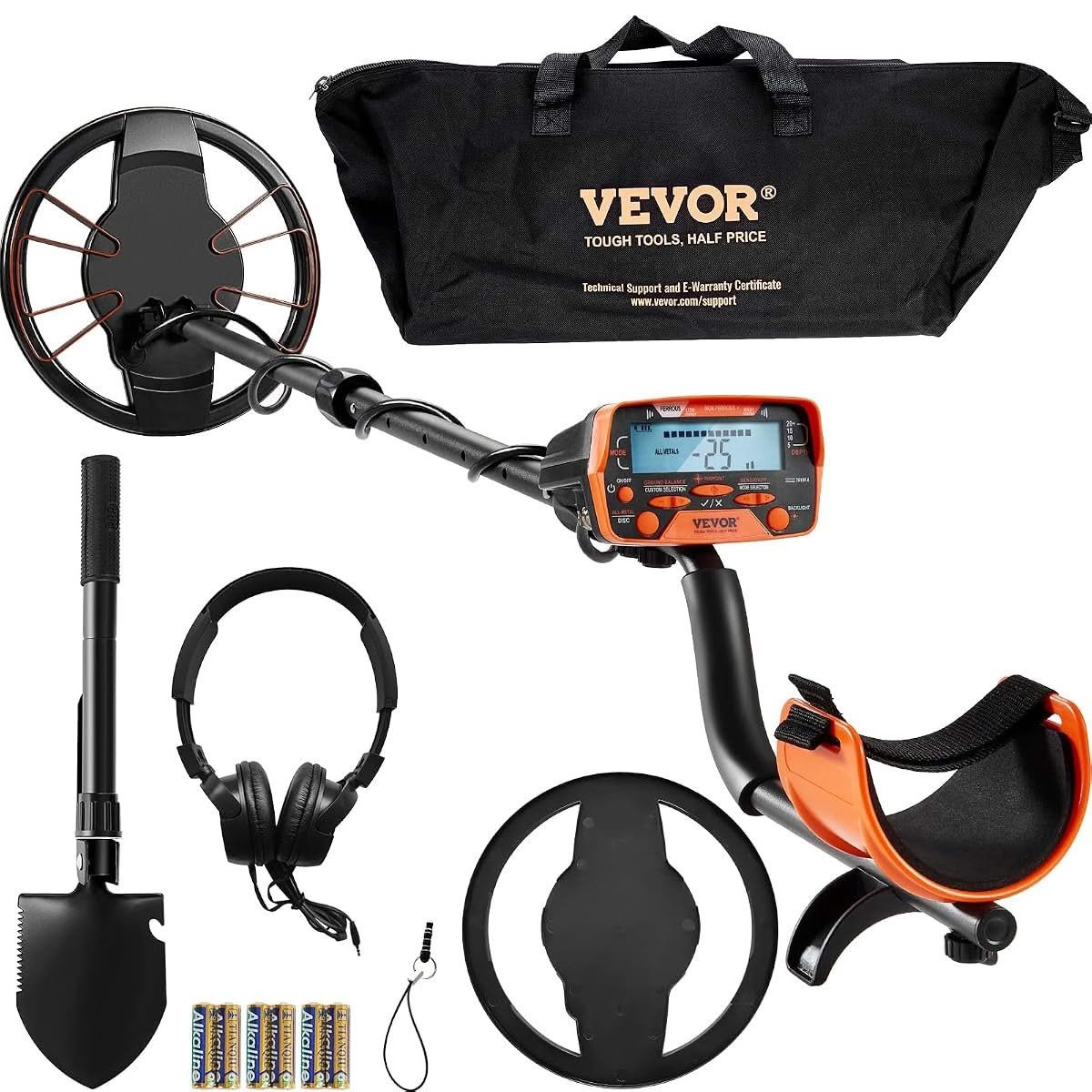 VEVOR 250mm Metal Detector