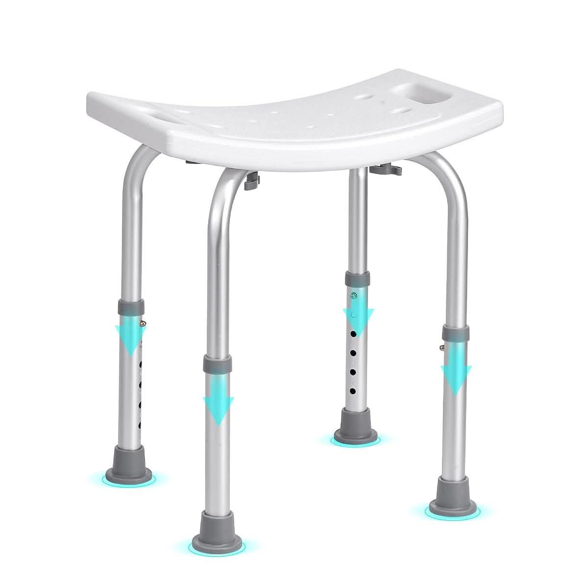 Shower Chair with Built-In Handles