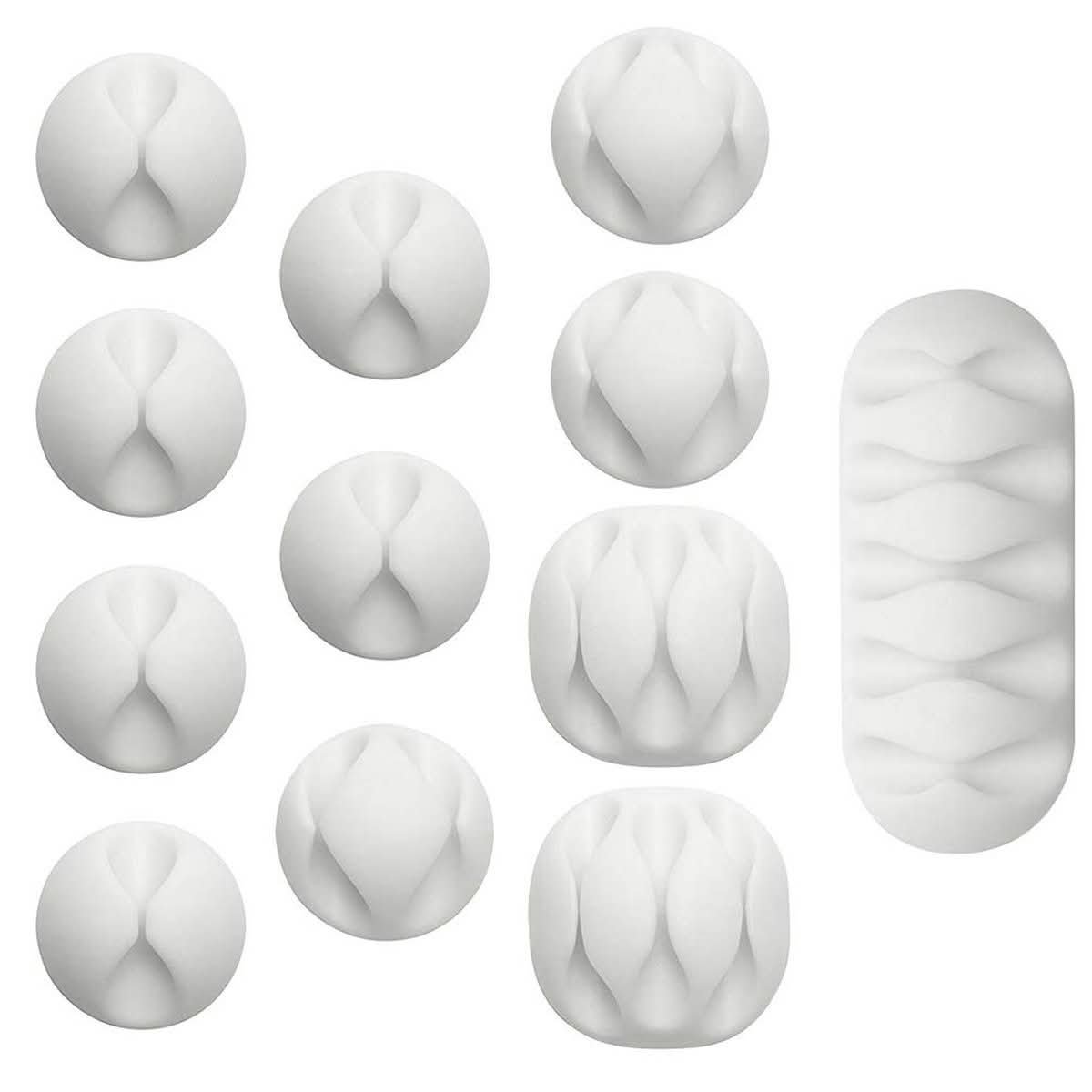 Viaky Multipurpose White Cable Clips