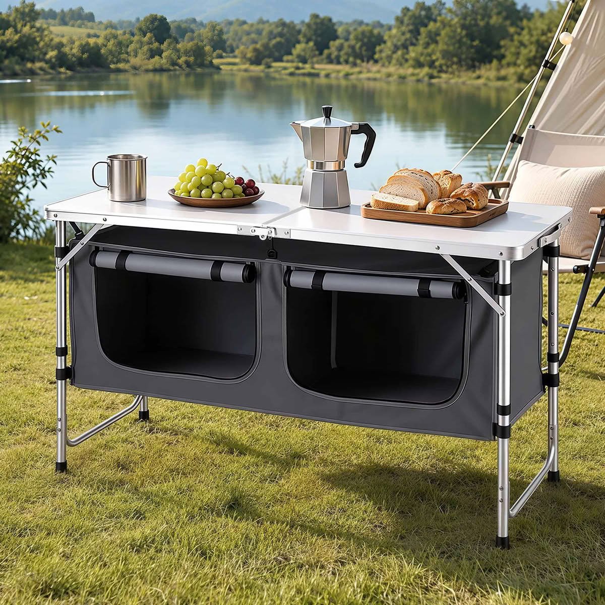 Weisshorn 120cm Storage Cabinet Table
