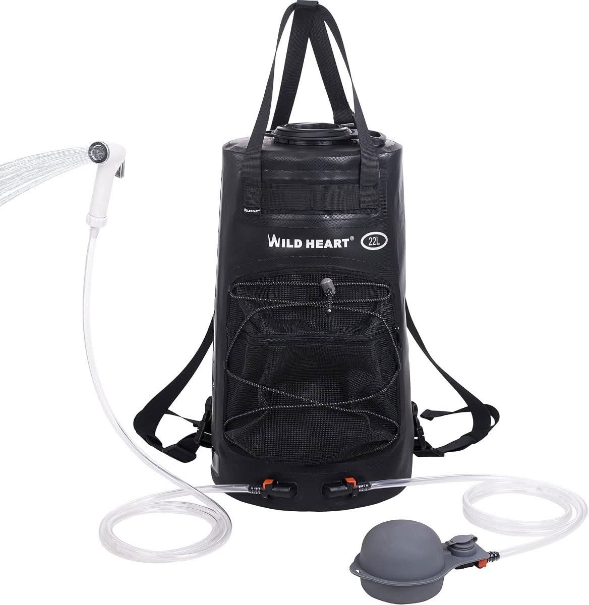 WILD HEART 22L Pressure Foot Pump Shower
