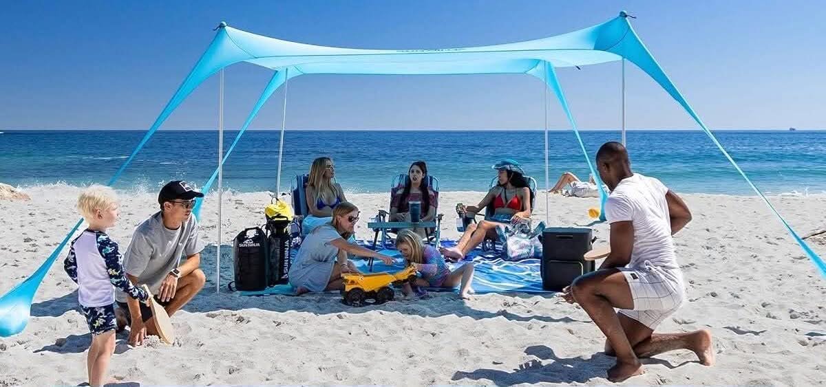 SUN NINJA Pop-Up Beach Tent