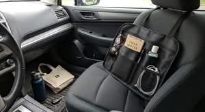 A top-rated car seat organiser, showcasing the best car seat organisers available in Australia.