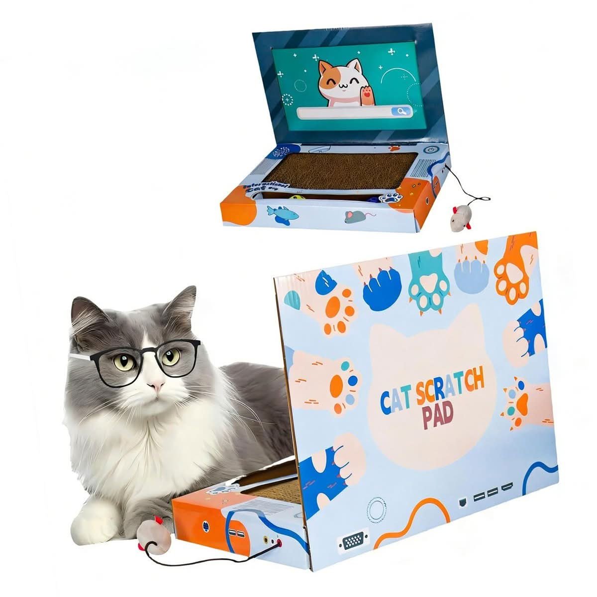 Portable Laptop-Style Scratch Pad