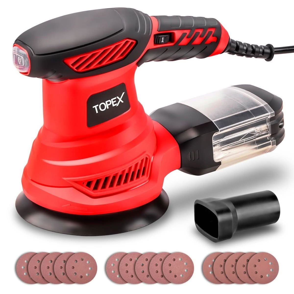 300W random orbital sander polisher with sanding discs