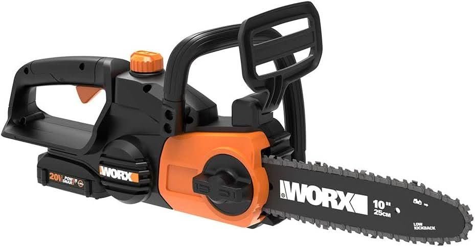 Worx WG322 20V Power Share 10 Inch Cordless Chainsaw